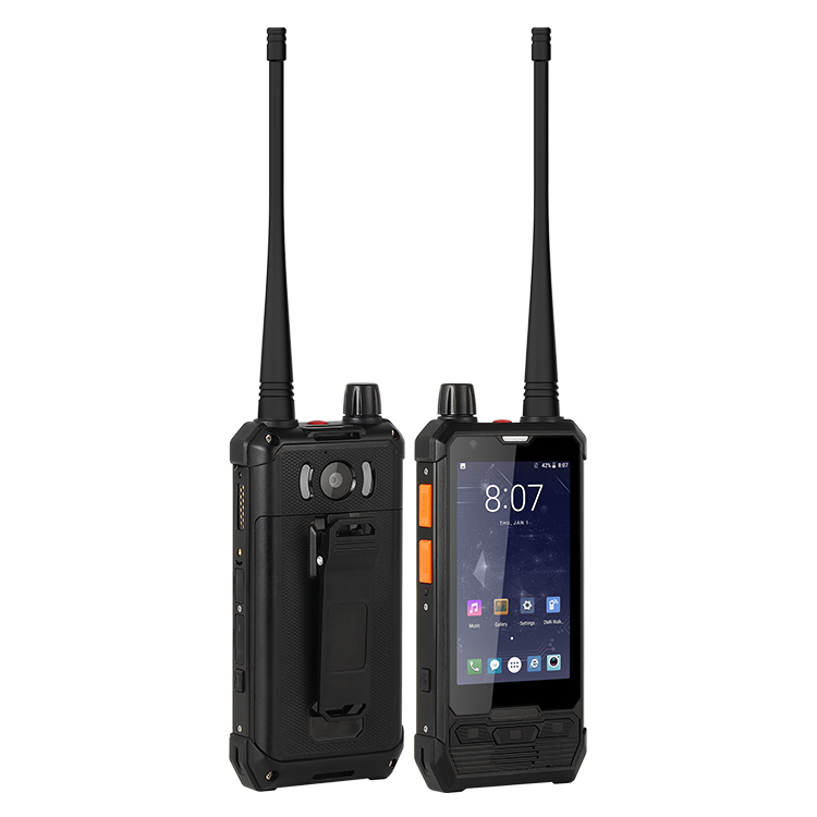 UNIWA P2 4-дюймовый 4G LTE IP67 водонепроницаемый двухсторонний радиоприемник смартфон 5 Вт UHF/DMR Двухрежимная рация