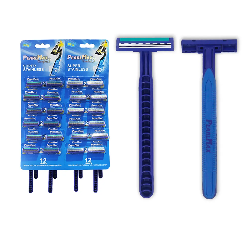PEARLMAX Wholesale and good quality sharpness cheap free sample razor cheapest razor with lubricating strip