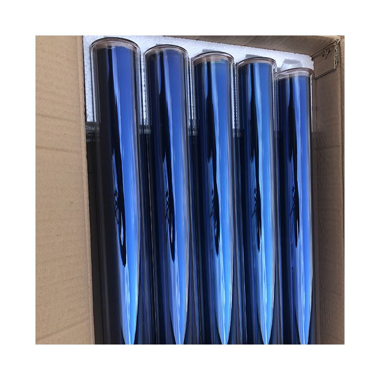 Manufacturer Supply Blue Edge Evacuated Vacuum Solar Tube For Heat Collector