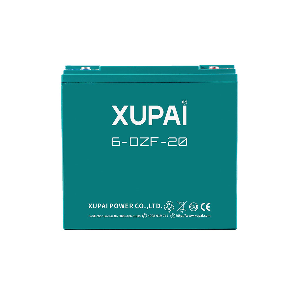 6-DZF-20 for electric scooter 36v 20ah Xupai 6 dzm 20 battery with low price