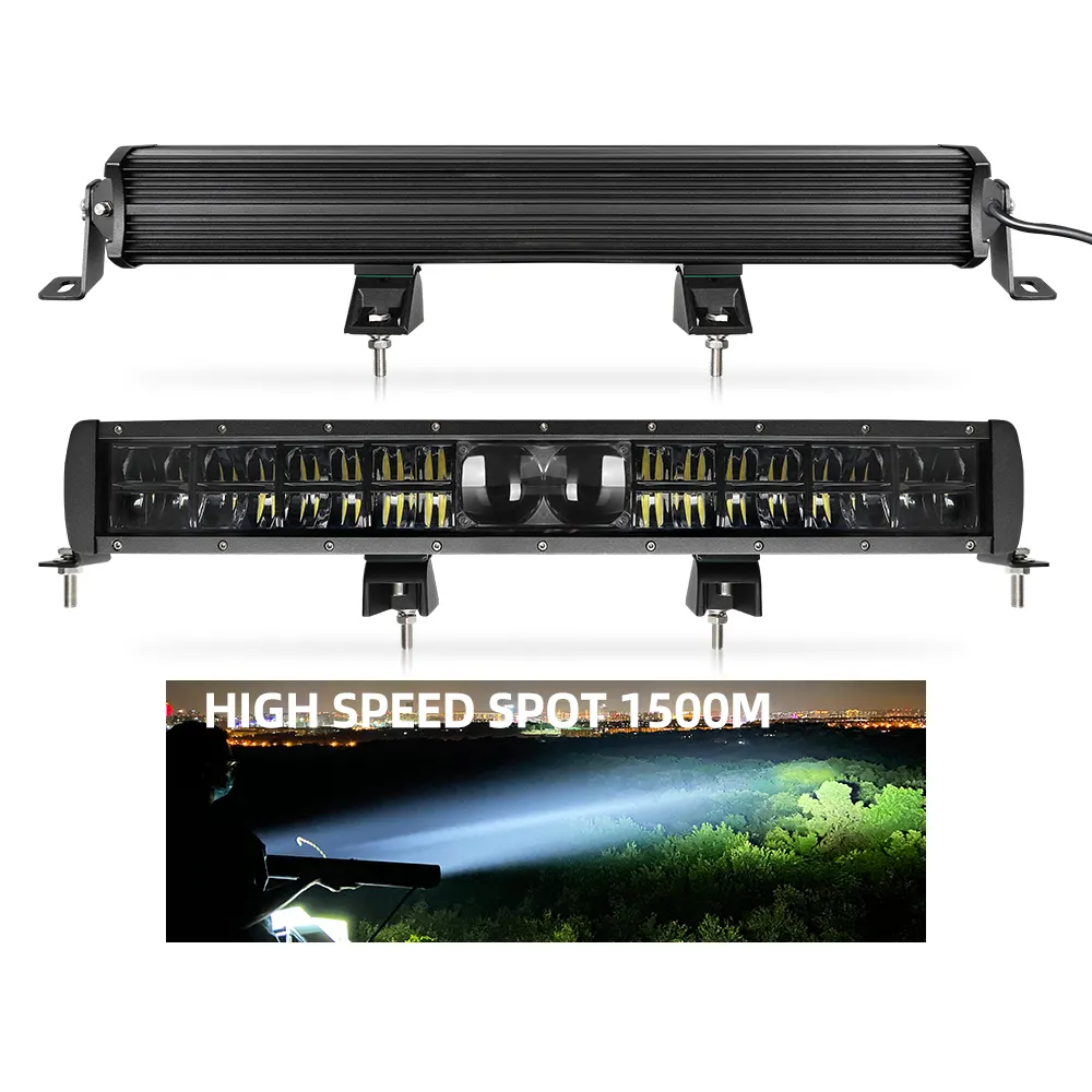 2000M Super Bright Dual Row Spot Flood Beam 22 32 42 52 inch Cars Barra LED Light,Offroad Barra Led 4x4 LED Light Bar