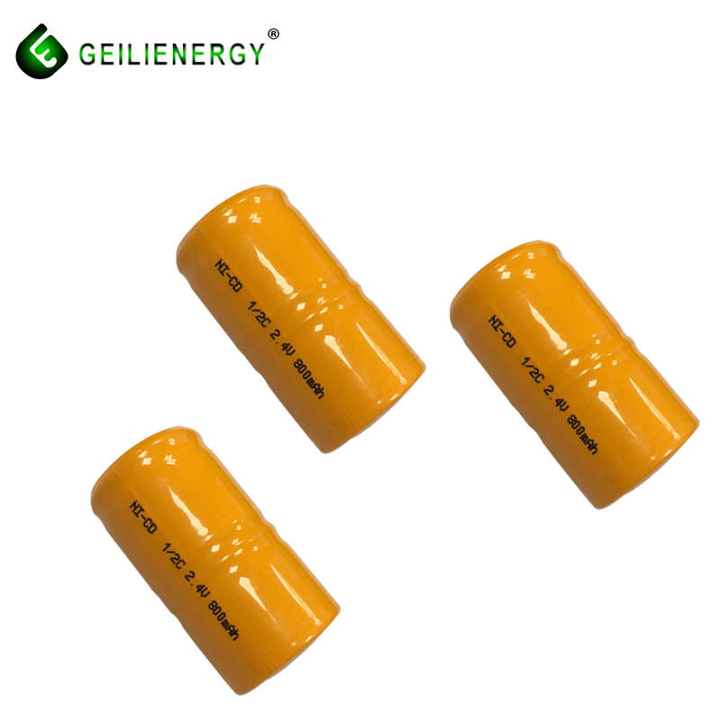 1/2C 2,4 v Ni cd 800mah аккумулятор для аварийного освещения