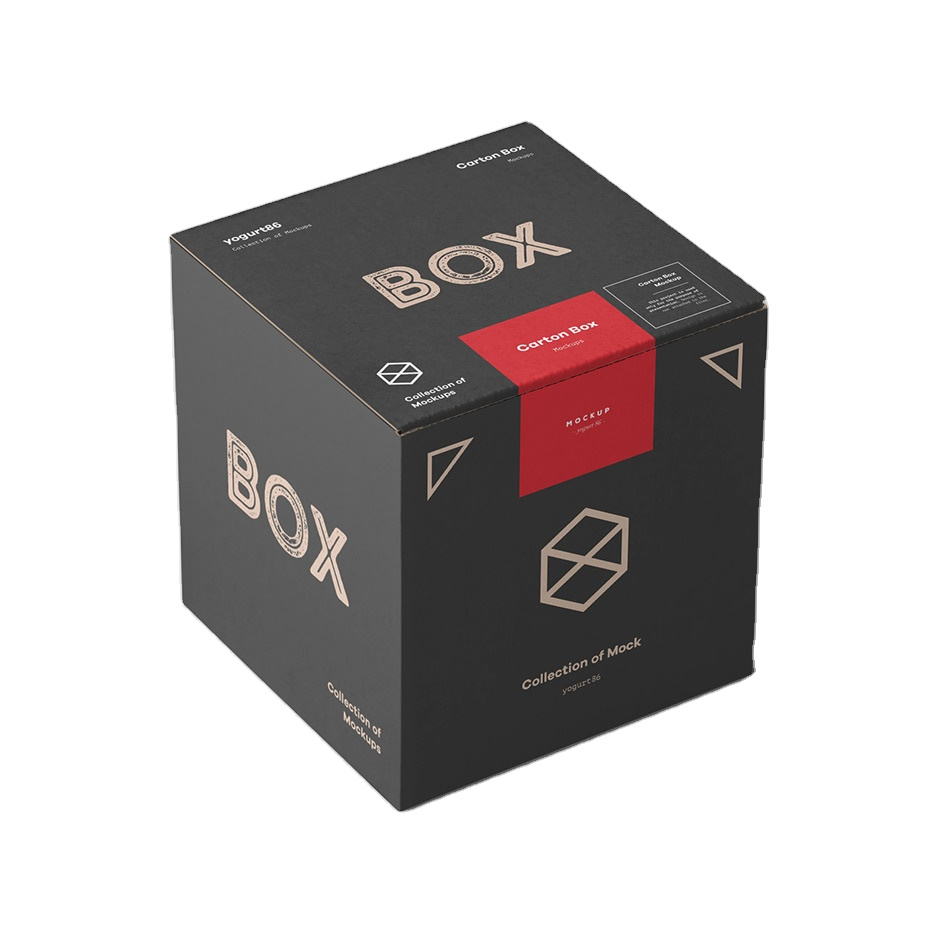 Wholesale Printing Square Corrugated Carton Retail Small Paper Box for Packaging