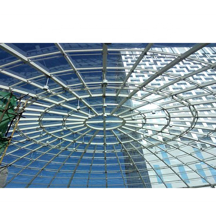 Поставщик купольной кровли LF space frame glass dome design стальная конструкция