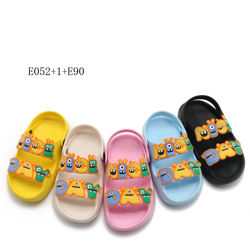 Custom Slipper Baby Kids Shoes Home Garden Clogs Sandal Children's Kids Slide Sandals