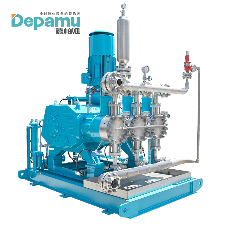 DEPAMU High Pressure Diaphragm Reciprocating Pump 3HD95K-MSBD8.6-9 for Transfer of Fluids Involving Severe Conditions