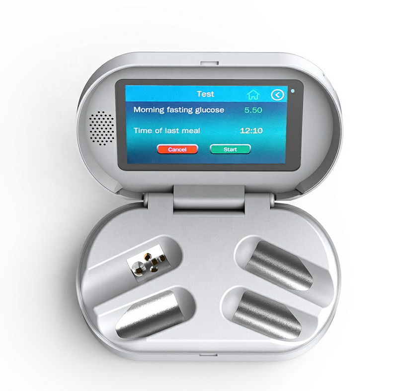 OEM/ODM Portable Digital LCD Display No test paper required Non-invasive blood glucose monitor