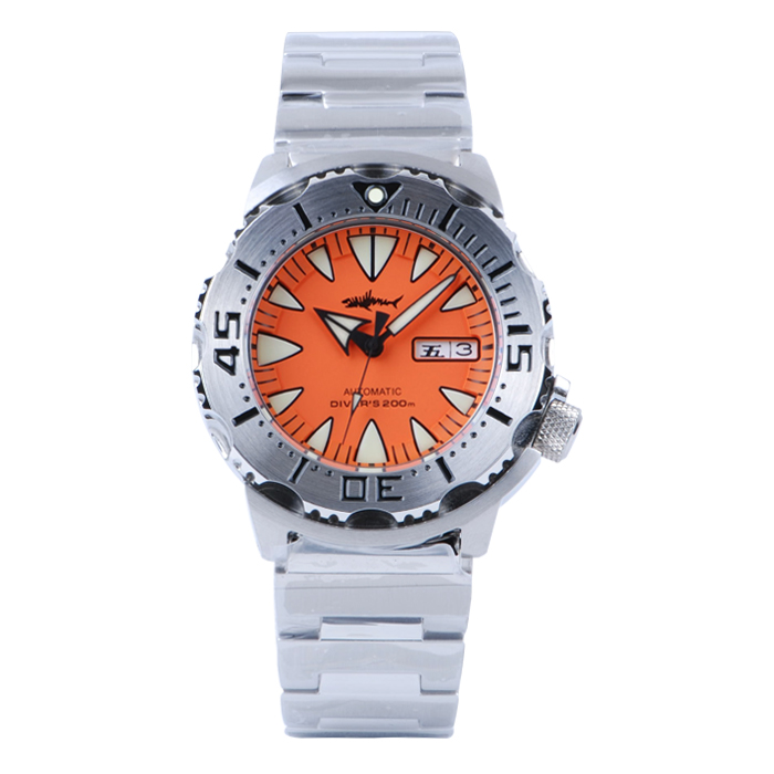 Heimdallr Automatic Monster Sapphire 20atm Automatic Stainless Steel Sports Diver Men's Watch Factory price!Free fedex ship