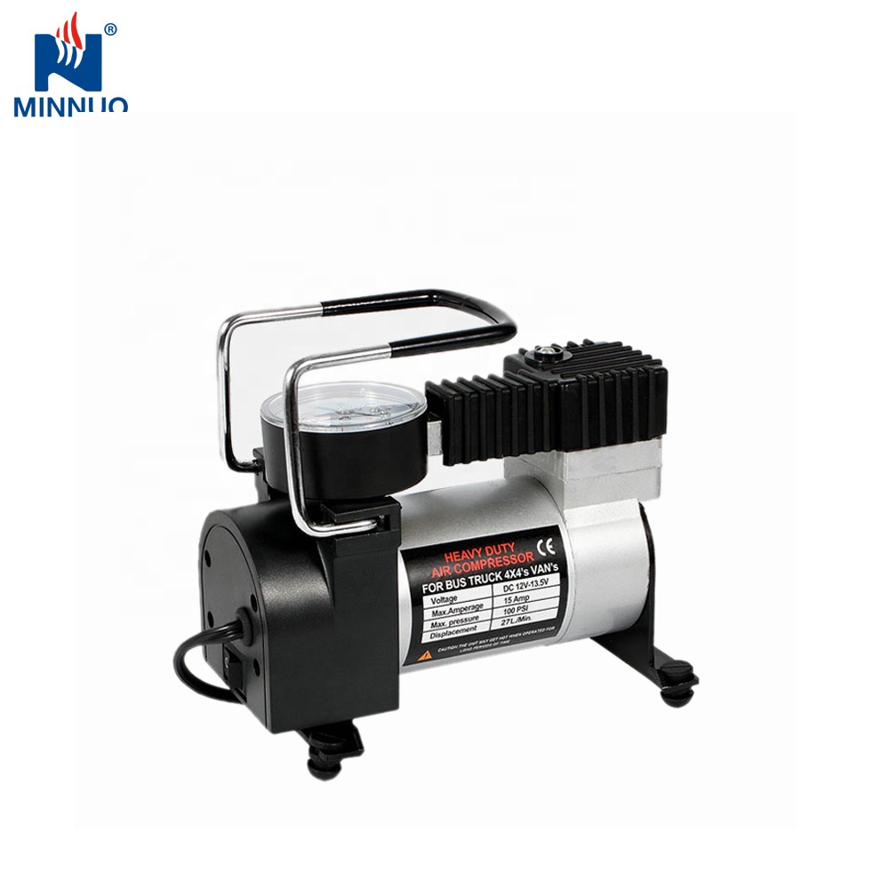 Car Truck Bike Tyre Inflator Portable Air Compressor 12V 350Psi Twin Cylinder
