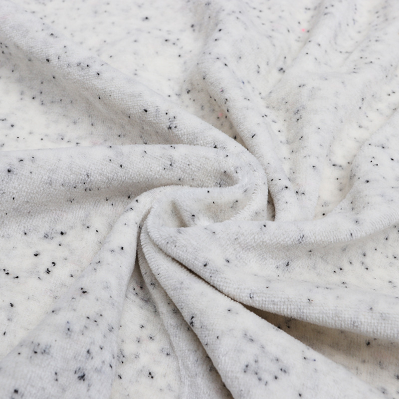 Velvet printed fabric yarn-dyed knitted fabric pyjamas terry cloth