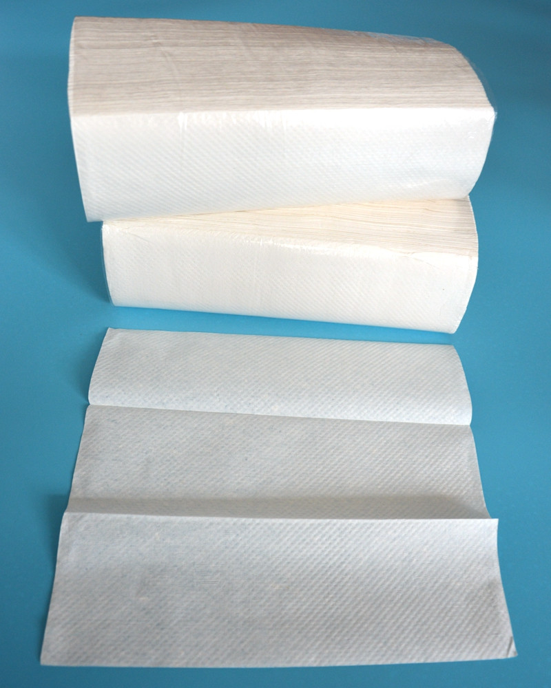 1Ply из конопляной ткани печатных бумажных полотенец в сложенном виде
