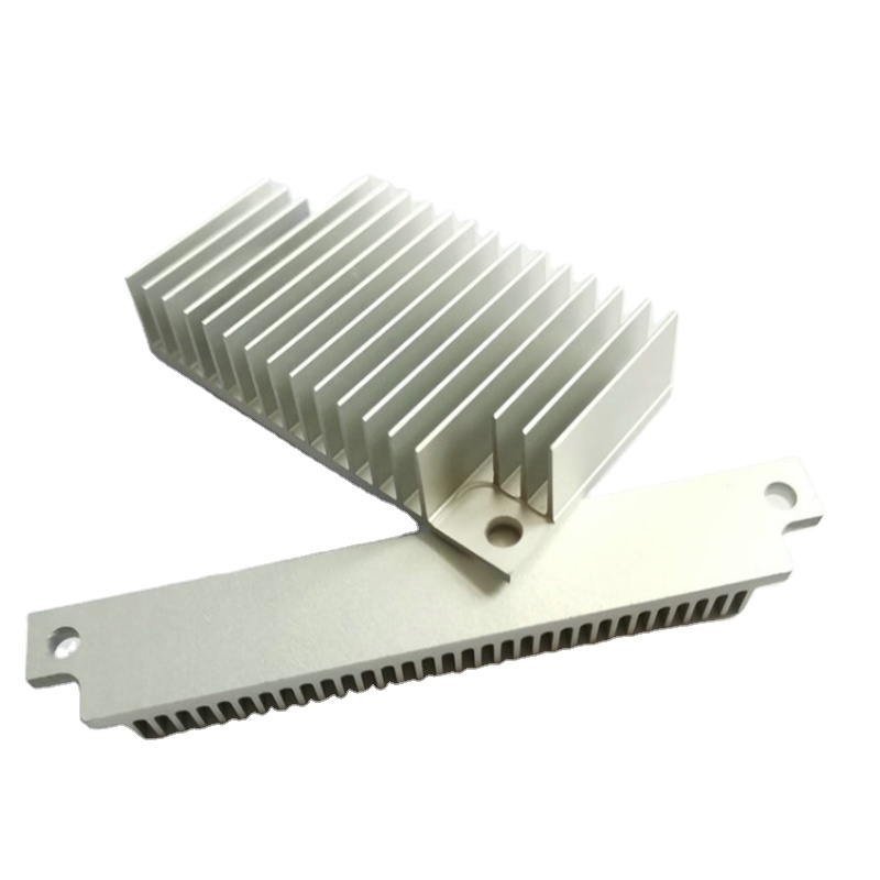 Hot Sale Aluminum Heat Sink Aluminum Silver Heat Sink for industrial equipment