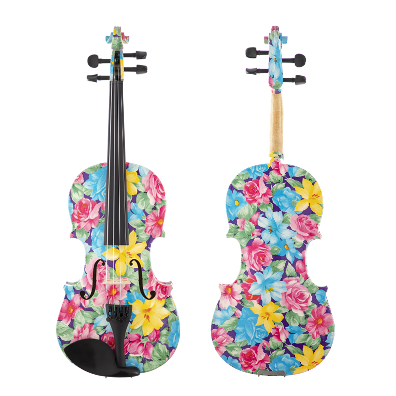 Kinglos Музыкальные инструменты из дерева с чехлом и луком, инструмент funda double viola, скрипка