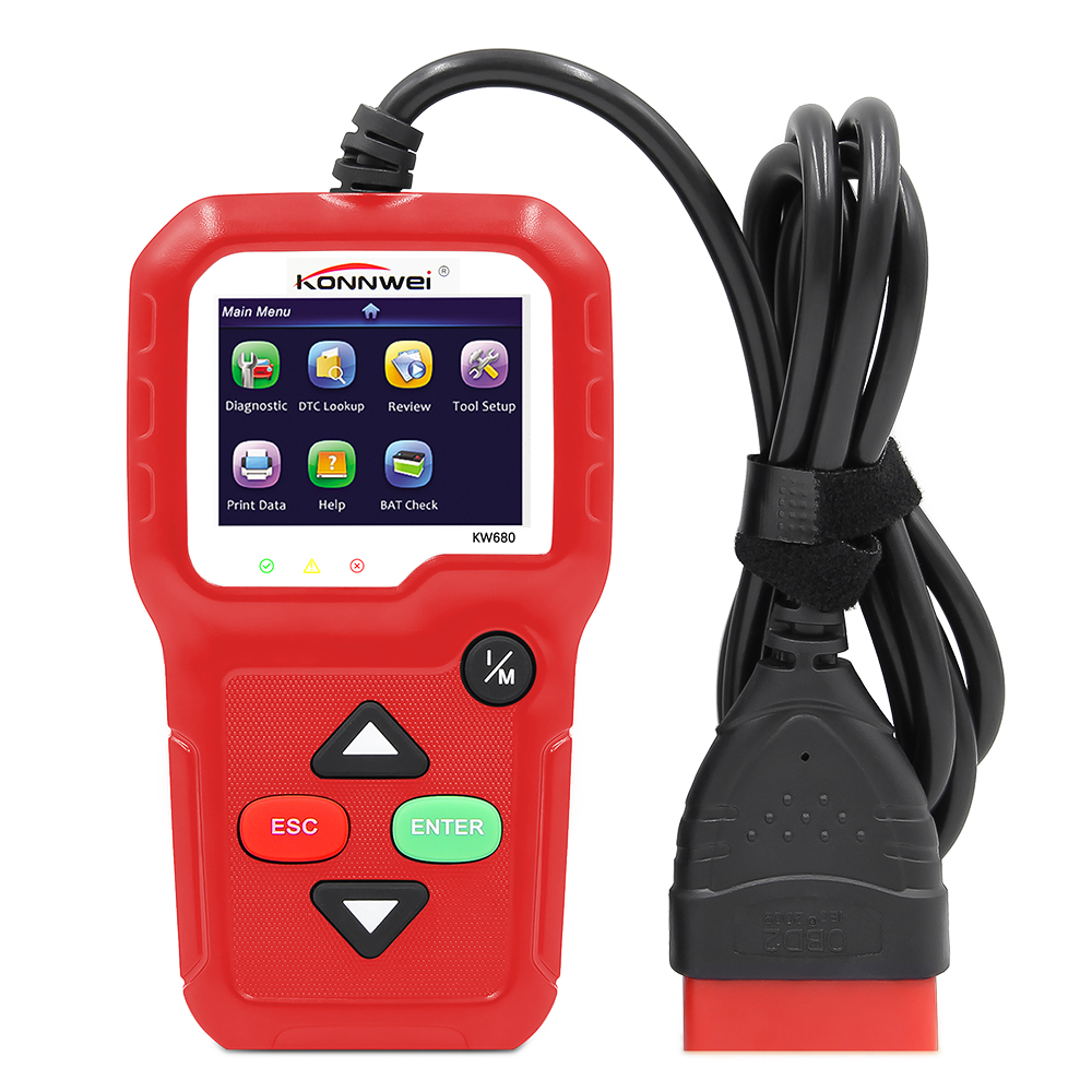 Универсальный автомобиль инструмент считыватель кода сканер Automotriz OBD2 дисплей диагностики 12V автомобильный тестер топливной форсунки диагностического сканера