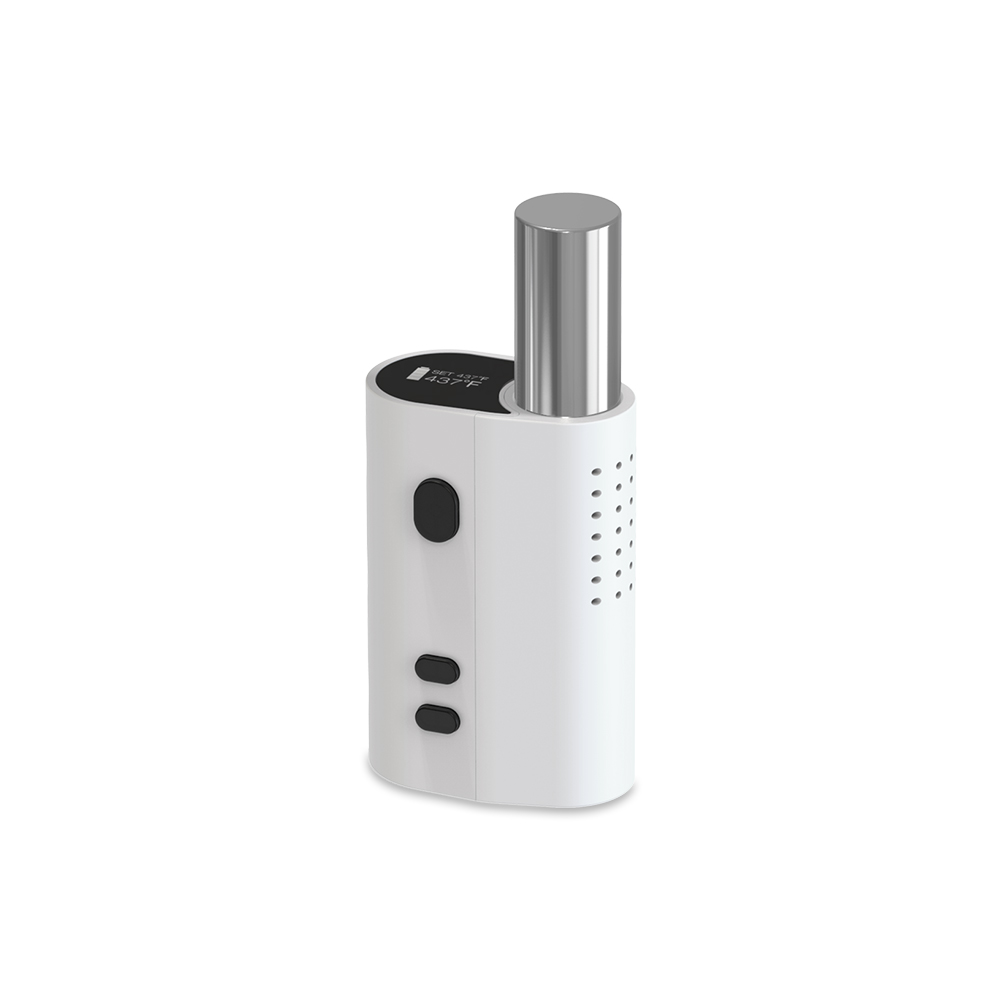 Smallest metal lid magnetic mini rechargeable palm battery vaporiser dry herb