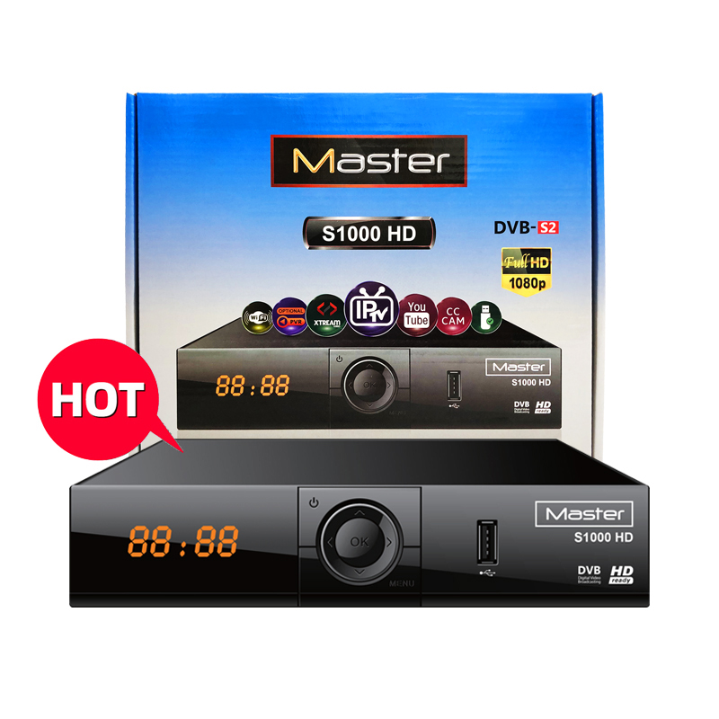 Master-S1000 декодер цифровой видеовещающий спутниковый ТВ приемник Египет/Гана/Уганда новый стиль спутник S2