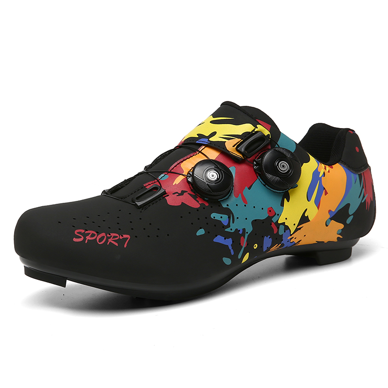 Factory wholesale breathable rubber women men cycling shoes for sale