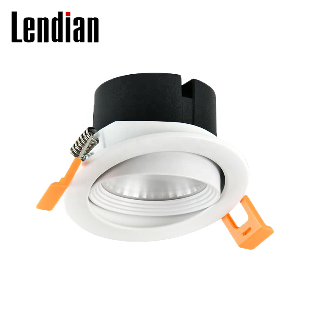 New commercial 5w 7w 12w 15w 20w 24w 30w slim adjustable dimmable downlight 3w led spotlight