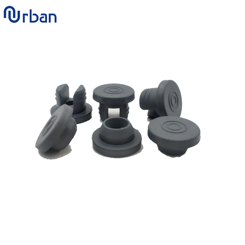 High quality 13mm 20mm 32mm medical injection rutyl rubber stopper for pharmaceutical glass vials
