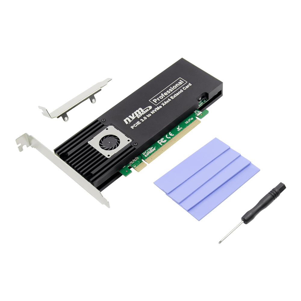 Адаптер SSD PCIe x16 ASM2824-X4 M.2 NVMe