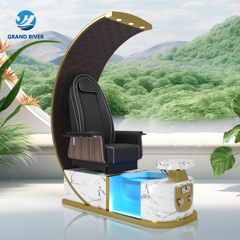 Luxury Modern throne manicure foot spa pedicure chairs for professional salon furniture nail pedicure chair