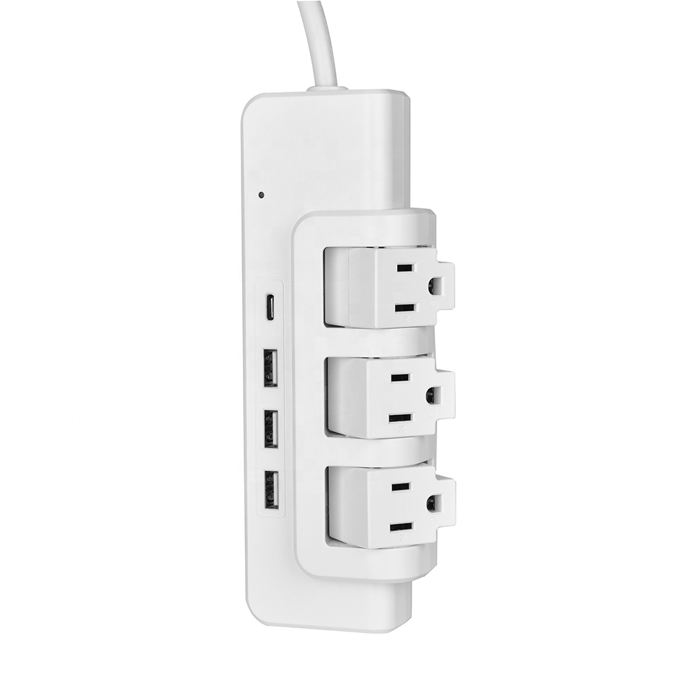 3 вращающихся разъема питания адаптер питания 3 usb a type c usb зарядное устройство