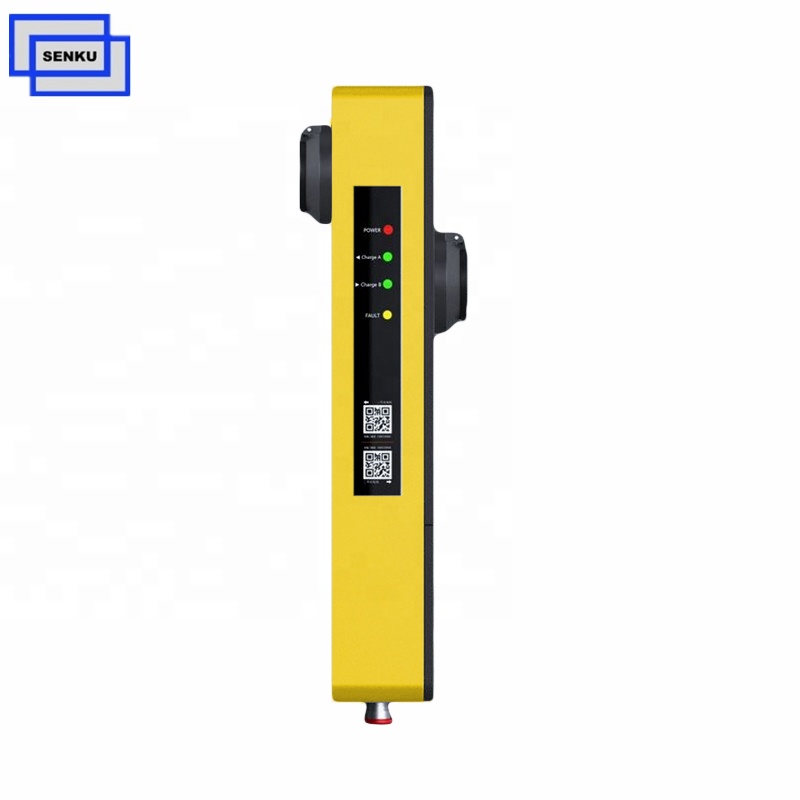 Установка уличного фонаря 2x7 кВт iec 62196 Тип 2 ev зарядная станция производитель