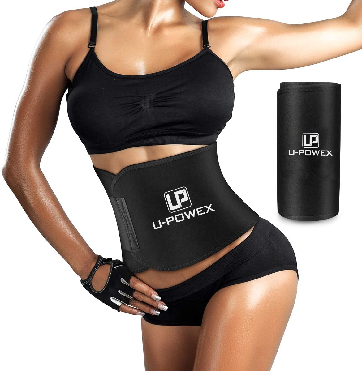 U-POWEX Waist Trainer for Women Sweat Belt sport Girdle Corsets Sweat Girdle Workout Waist Trainer