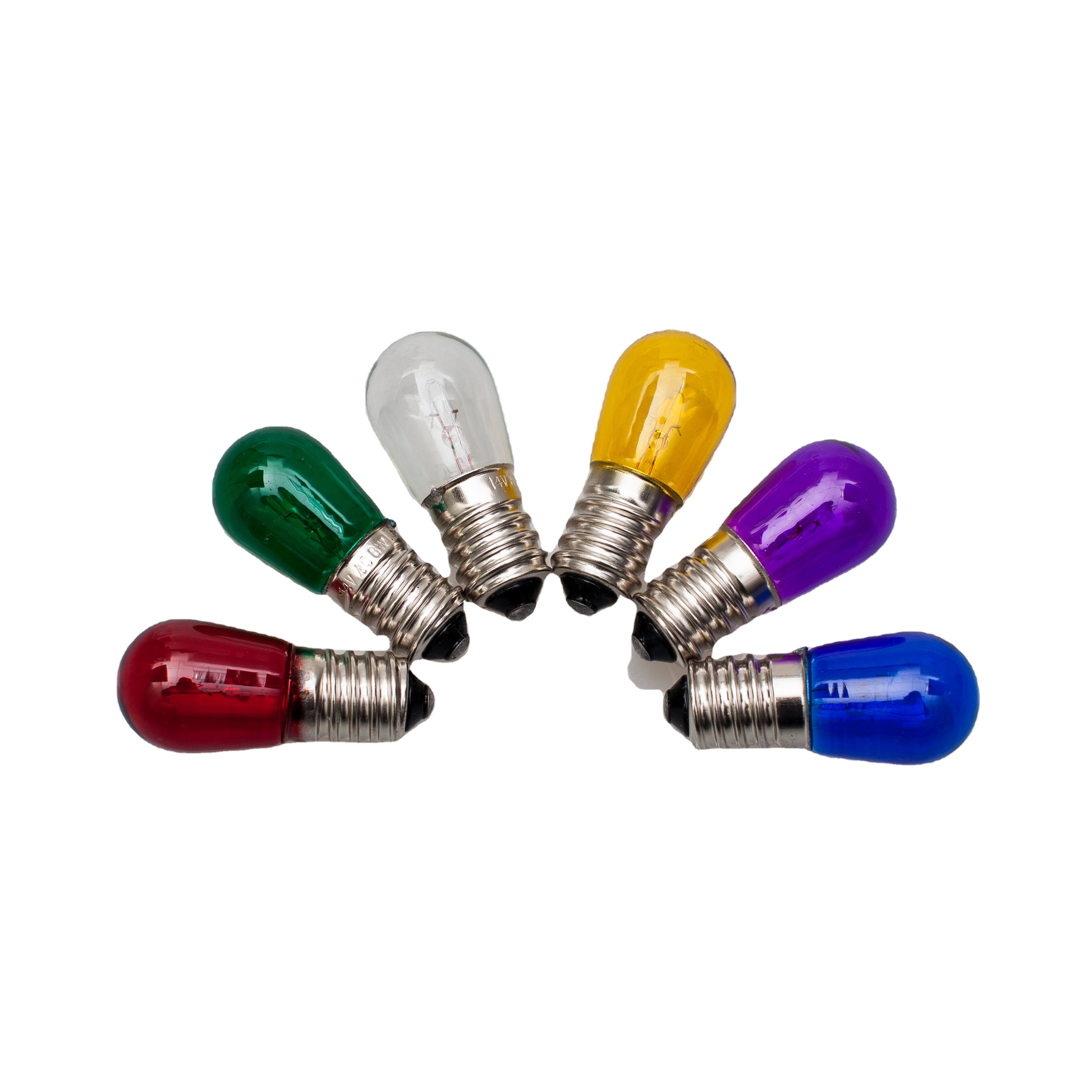 S19 15w E12 Base Incandescent Light Bulb colourful lamp