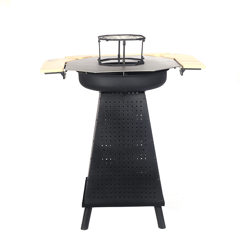 2 in 1 iron plate barbecue oven