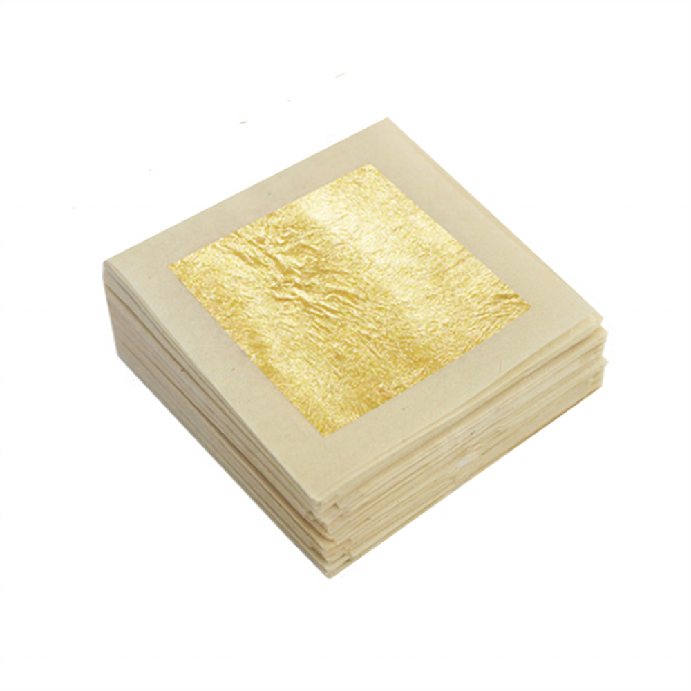 4.33 cm Cake Decoration Edible Gold Sheets Gold Leaf Foil