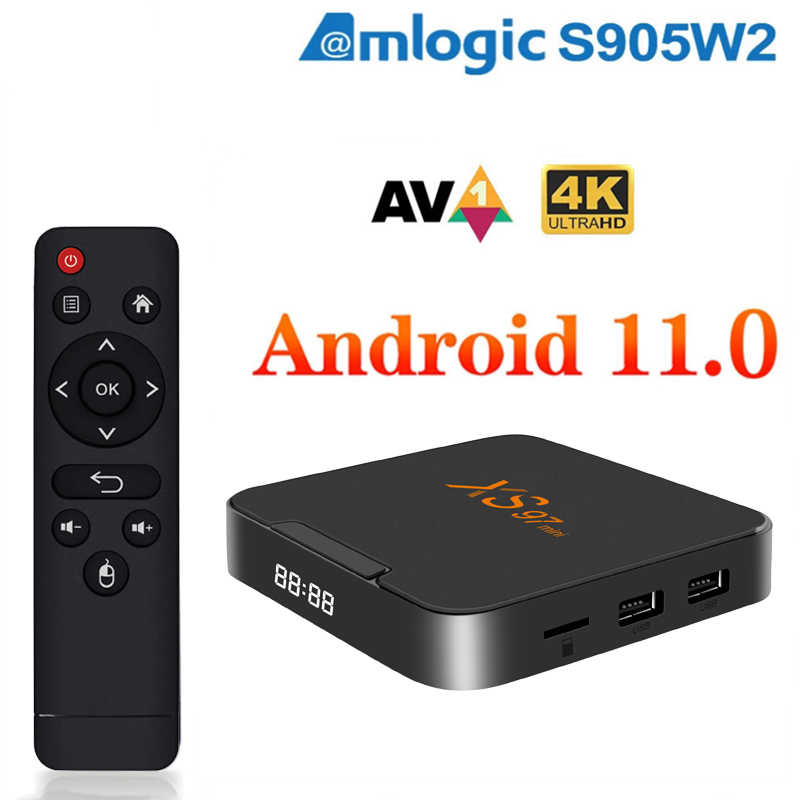 ТВ-приставка world max S905w2 rom iptv XS97 4k Iptv Ott Android11 Интернет-ТВ-приставка iptv