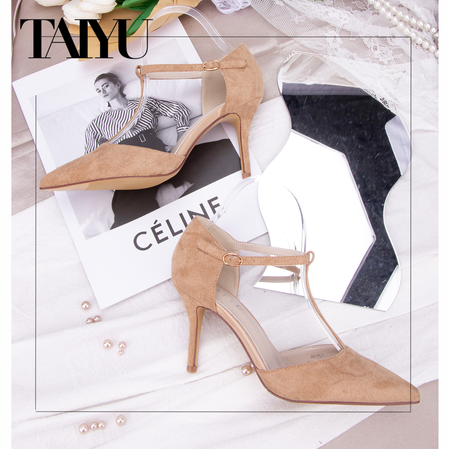 TAIYU Fashion Sexy High Heel Shoes For Ladies Pumps High Heels Dress Shoes For Women