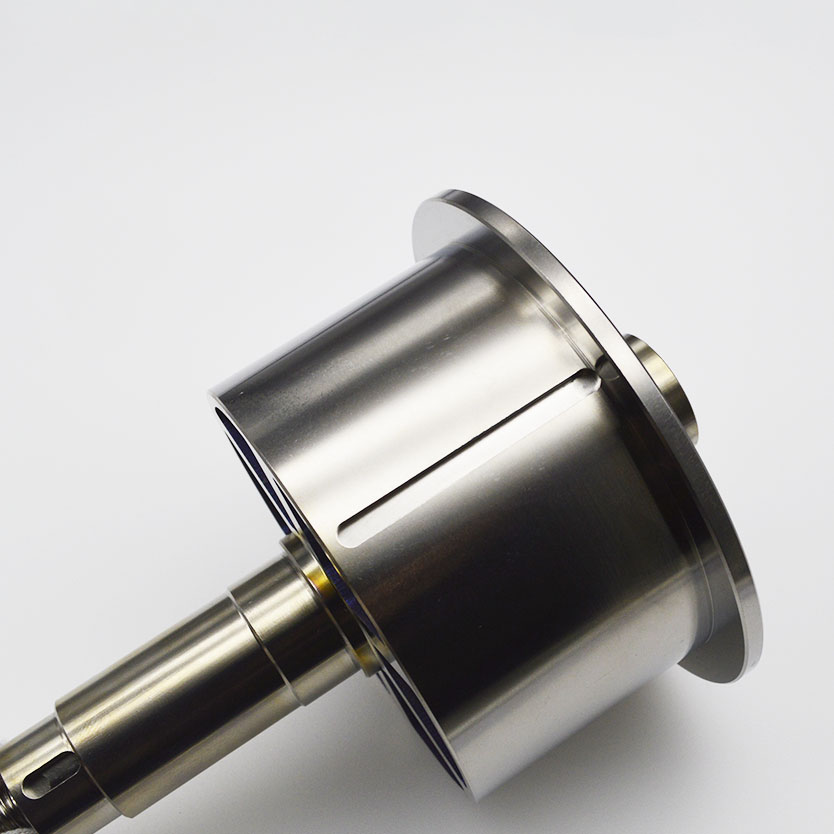 Motor shaft for electric vehicle titanium alloy