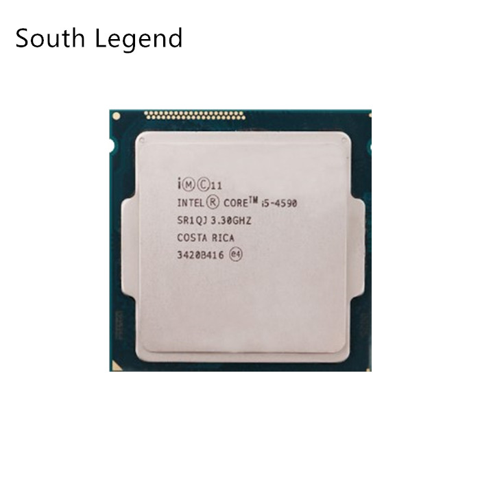 Процессор Intel Core I5 4590 I5-4590 LGA 1150 3,3 ГГц 22 нанометров Двухъядерный четыре потока 100% workingdesktop процессор