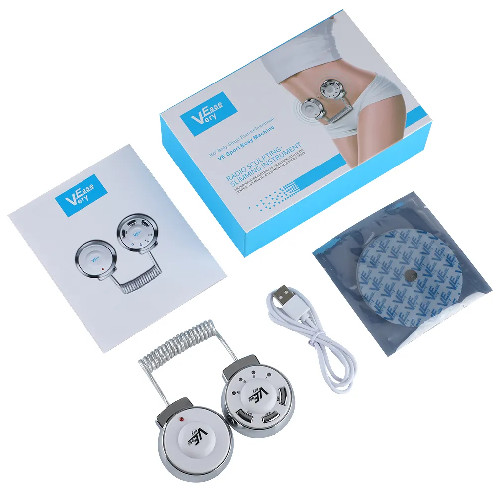 Home Fitness Device 2/4Pcs VE Sport Body Liposuction Machine Accessories Gel Paste Fat Burning Body Shaping Slimming Massage