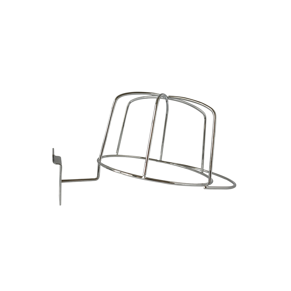 Wire hat holder display hooks shelf slatwall metal hat stands