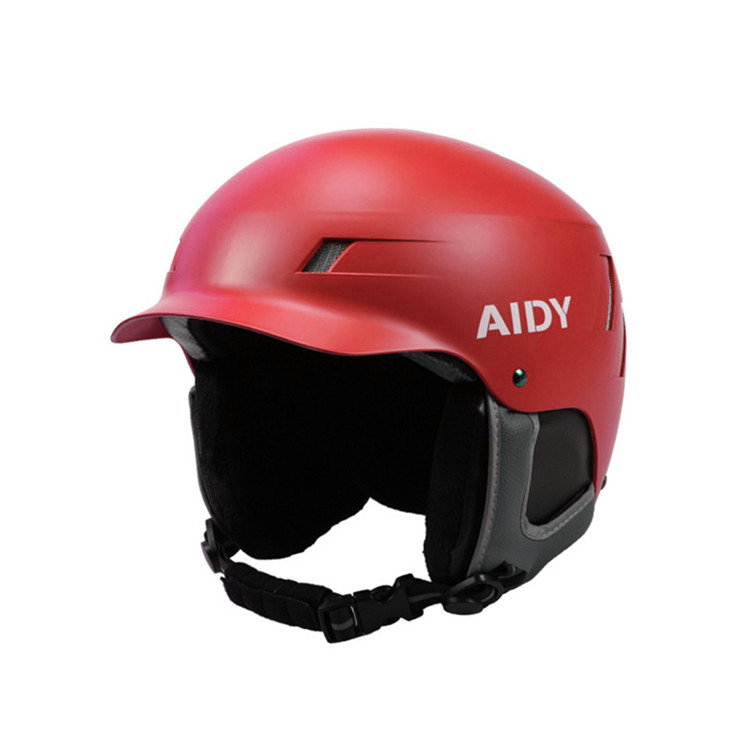 Регулируемые многофункциональные лыжные шлемы AIDY из АБС-пластика и пенополистирола с козырьком для молодежи, спортивные шлемы для льда, сноубординга