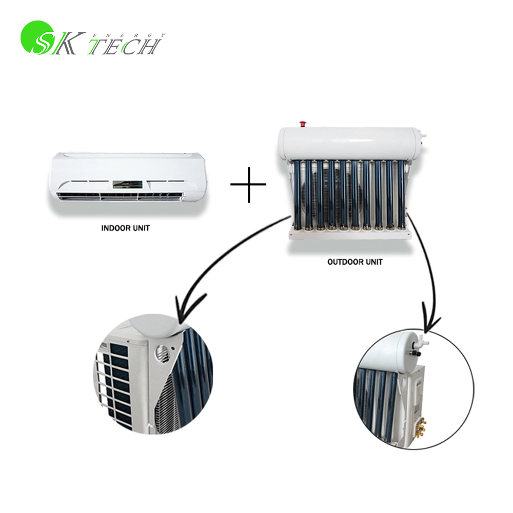 Автономная солнечная система кондиционера 6000w 24000 Btu солнечный кондиционер сплит-блок