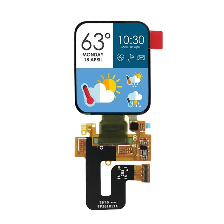 1,78 дюймовый 368*448 квадратный IPS OLED экран MIPI SPI AMOLED дисплей Часы TFT ЖК-модуль с емкостной сенсорной панелью Oncell CTP