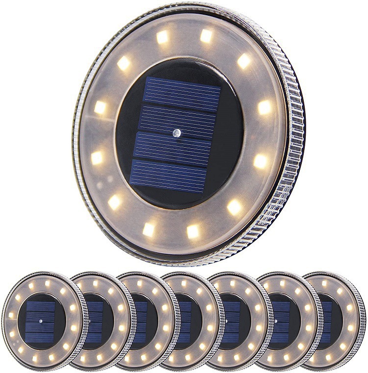 LED Solar Ground Lights Outdoor Waterproof Garden Landscape Lighting lamp garden stairs landscape pathway pool lawn light lam