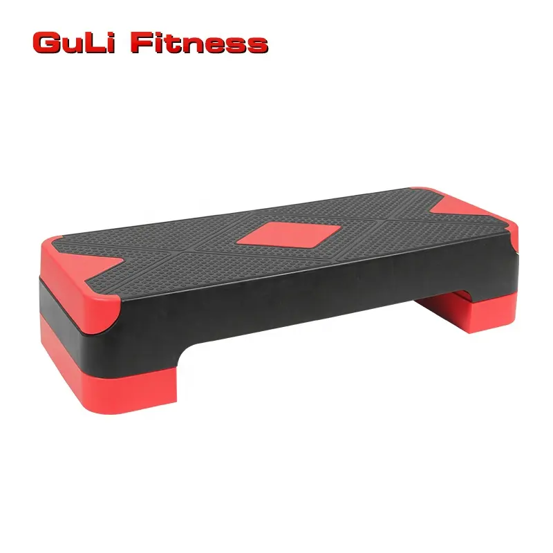 Aerobic Step Anti Slip Training 2 Levels Adjustable Steps OEM/ODM Step Platform Aerobic Exercises Stepper Board
