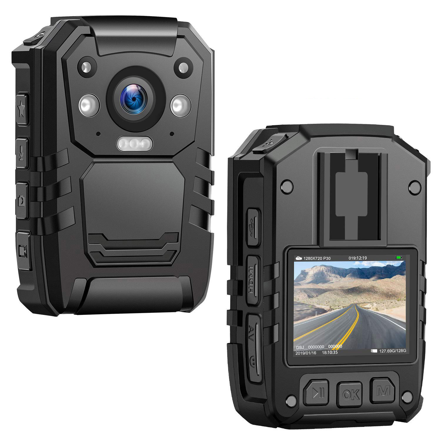 CammPro оптовая продажа HD 1296P инфракрасная карманная полицейская камера ночного видения 12 часов работы камера безопасности