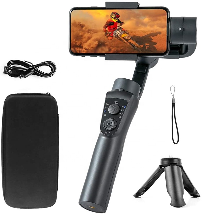 3-х осевой ручной шарнирный стабилизатор для камеры GoPro для смартфонов на платформе Android спортивные начальном этапе уход за кожей лица объект отслеживания движения