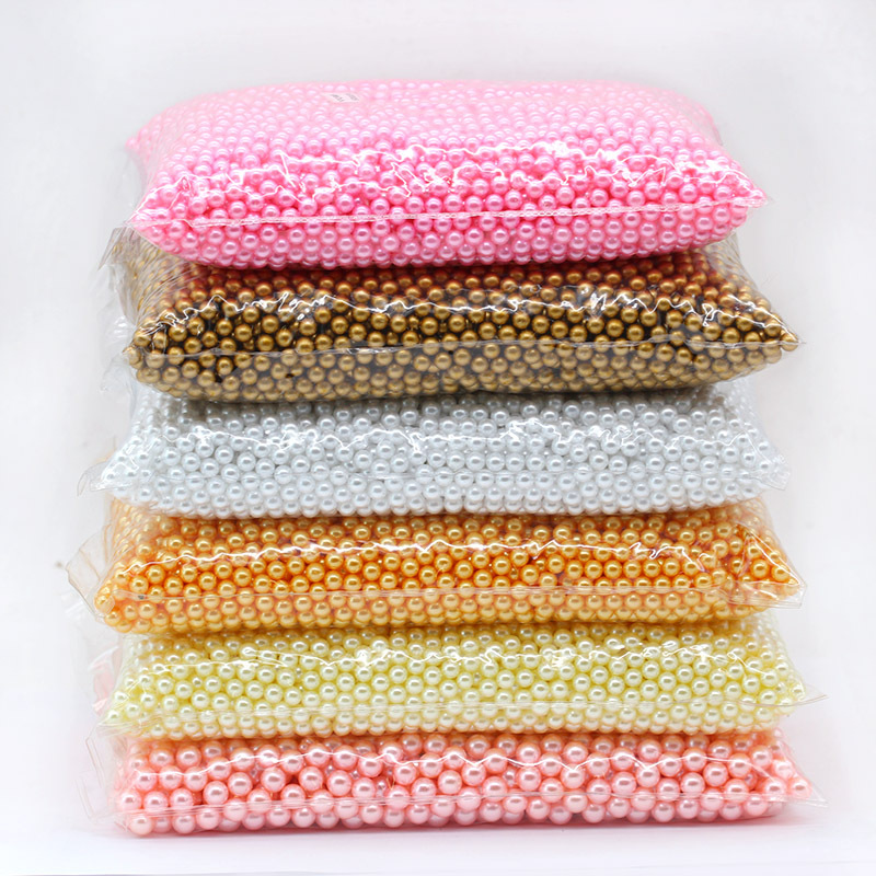 Wholesale Mixed Colors White High Quality Pearls ABS Loose Pearls Beads Without Holes For DIY Decorations