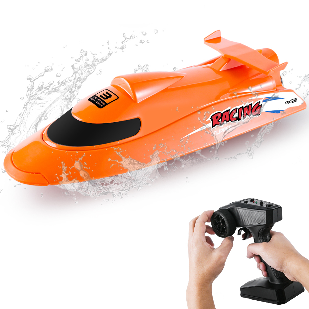 Flytec V009 2.4G RC Jet Boat 150M Long Distance High Speed Boat With Waterproof Racing Boats Low Battery Warning