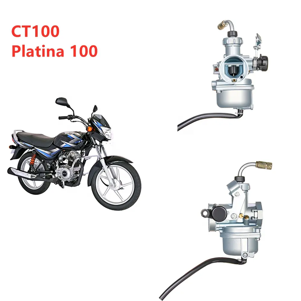 Bajaj CT100 Carburetor For 19mm Boxer CT100 Platina 100 Motorcycle Carburetor