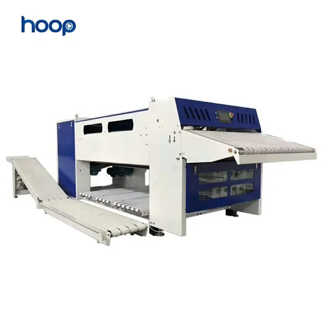 HOOP high quality commercial laundry french folding ironing machine folding machine fully hotel towel folding machine