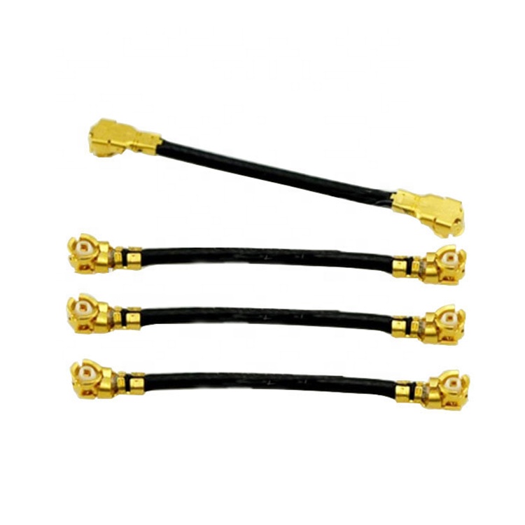 Black IPEX MHF 1.13 / 0.81 Connector Jumper Pigtail Cable Double End UFL Cable