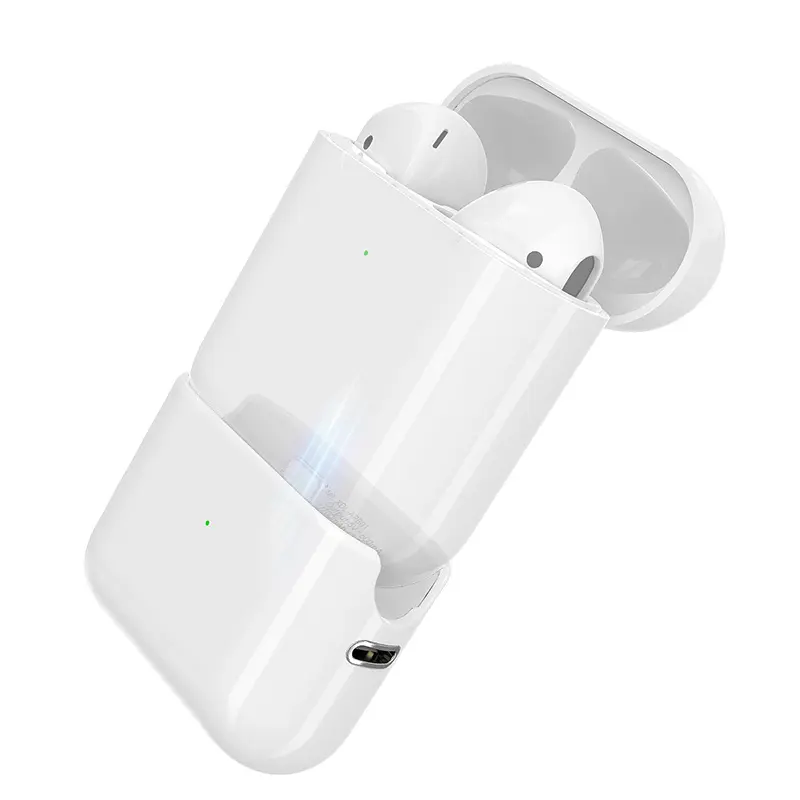 Single Patent cell smallest power bank self Rechargeable unique battery case mobile charger for iPhone Airpods ipad series logo